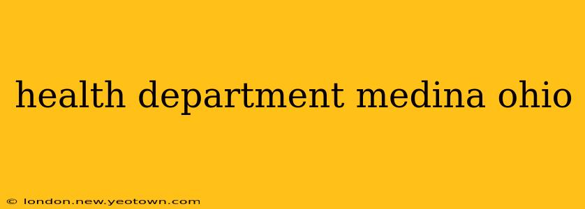 health department medina ohio