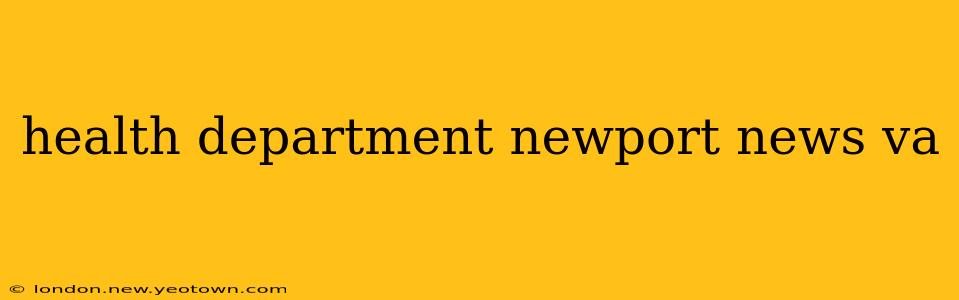 health department newport news va