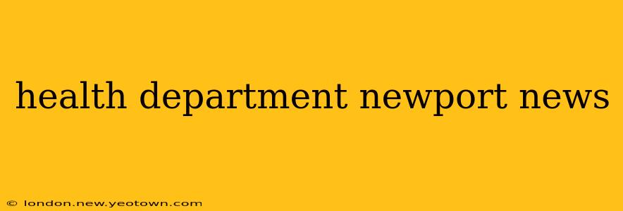 health department newport news