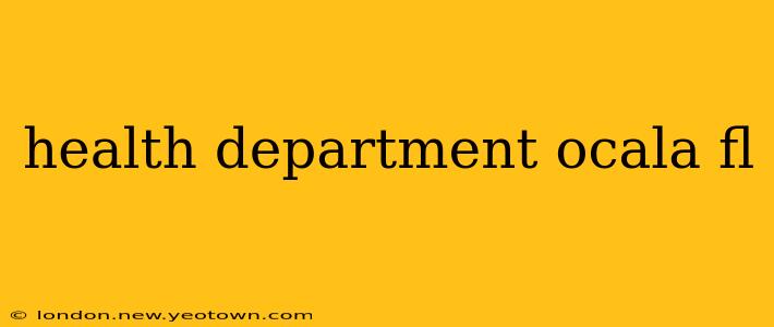 health department ocala fl