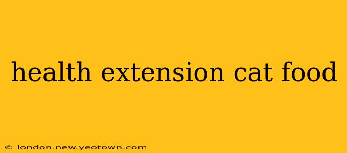 health extension cat food
