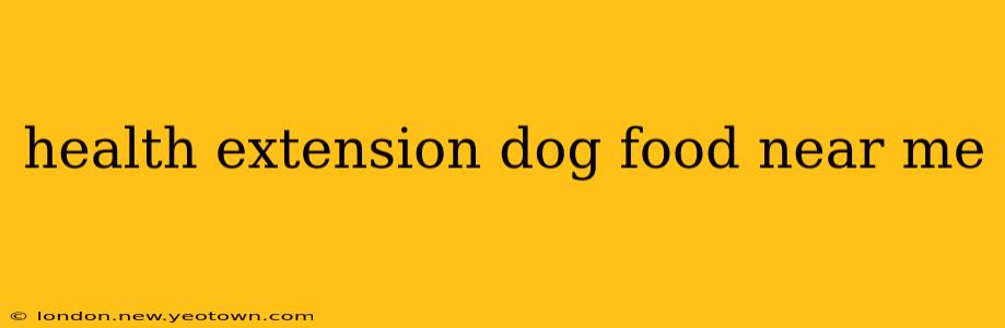 health extension dog food near me