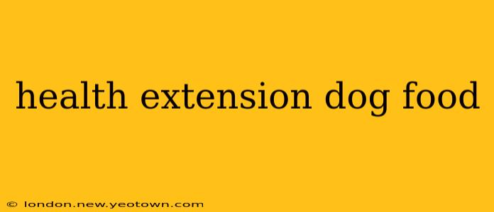 health extension dog food