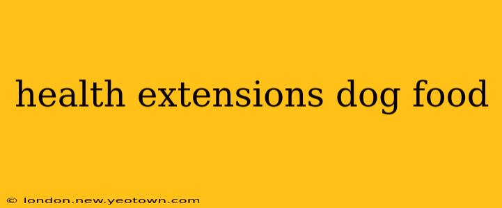 health extensions dog food