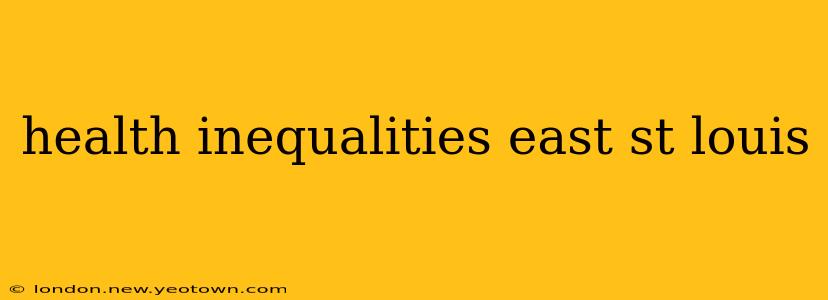 health inequalities east st louis