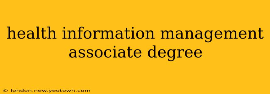 health information management associate degree