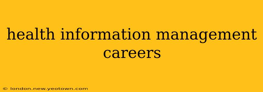 health information management careers