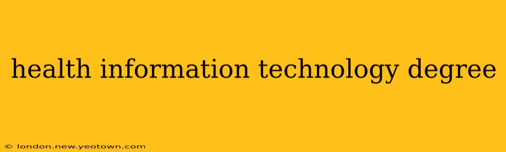 health information technology degree
