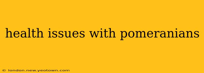 health issues with pomeranians