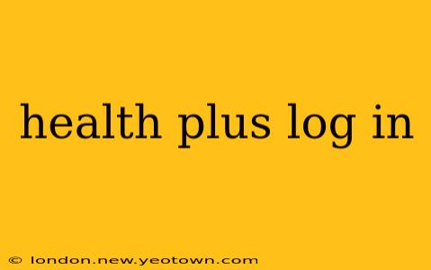 health plus log in