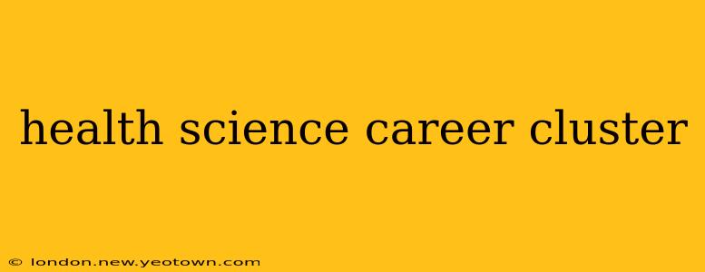 health science career cluster