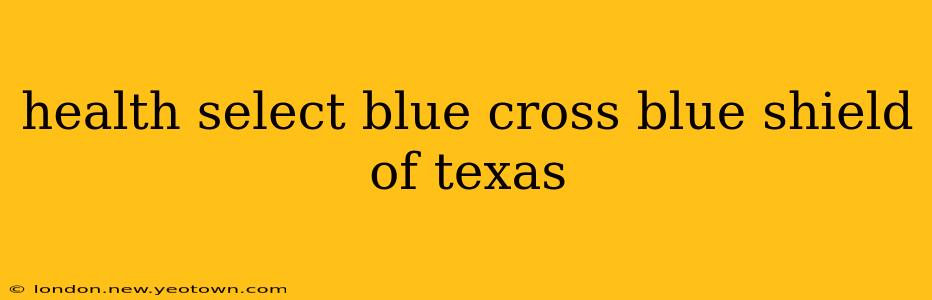 health select blue cross blue shield of texas