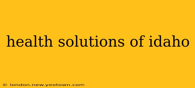 health solutions of idaho