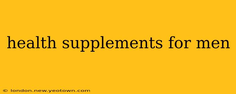 health supplements for men
