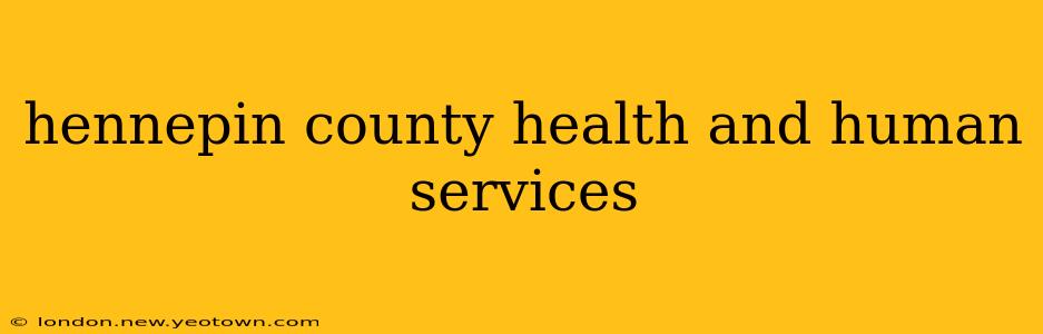 hennepin county health and human services