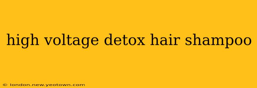 high voltage detox hair shampoo