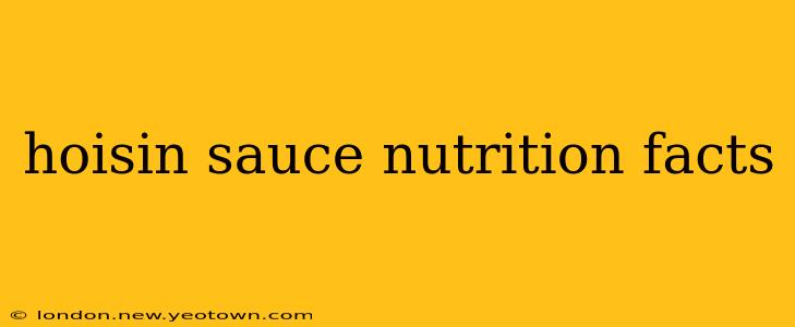 hoisin sauce nutrition facts