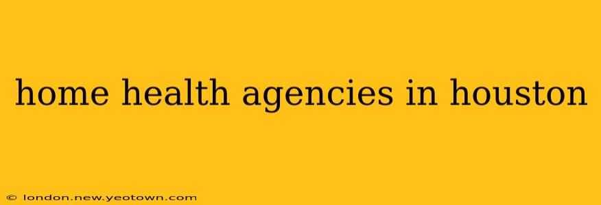 home health agencies in houston