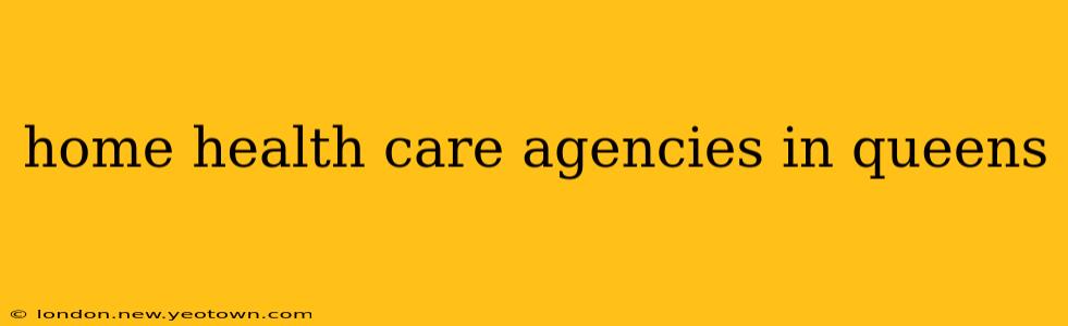 home health care agencies in queens