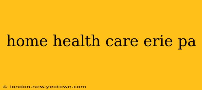 home health care erie pa