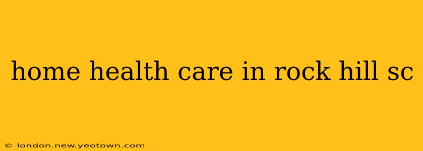 home health care in rock hill sc