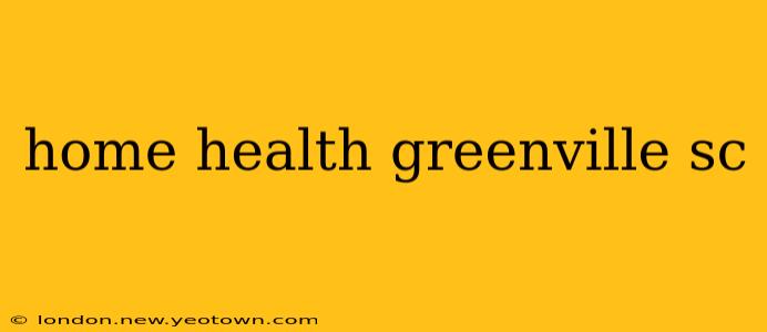 home health greenville sc
