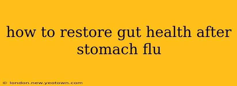 how to restore gut health after stomach flu