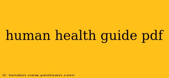 human health guide pdf
