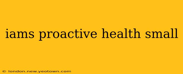iams proactive health small