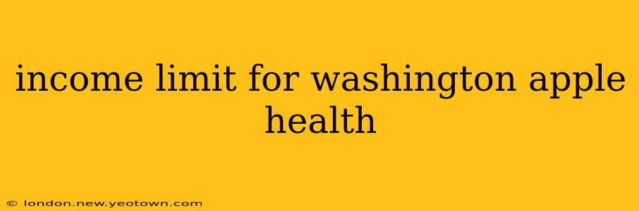 income limit for washington apple health
