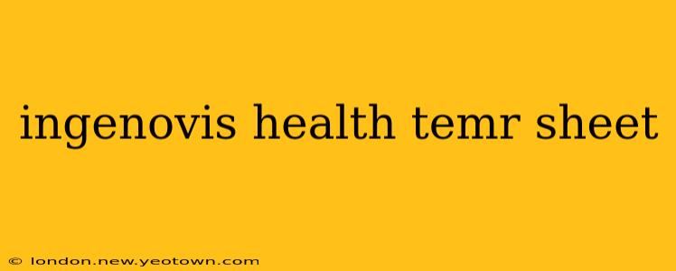 ingenovis health temr sheet