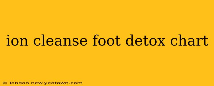 ion cleanse foot detox chart