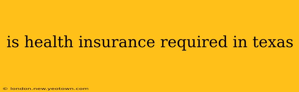 is health insurance required in texas