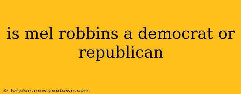 is mel robbins a democrat or republican