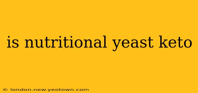 is nutritional yeast keto