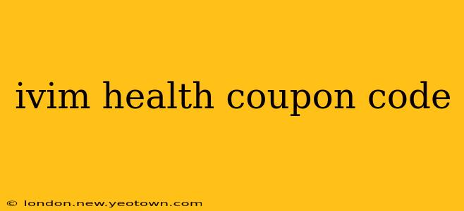 ivim health coupon code