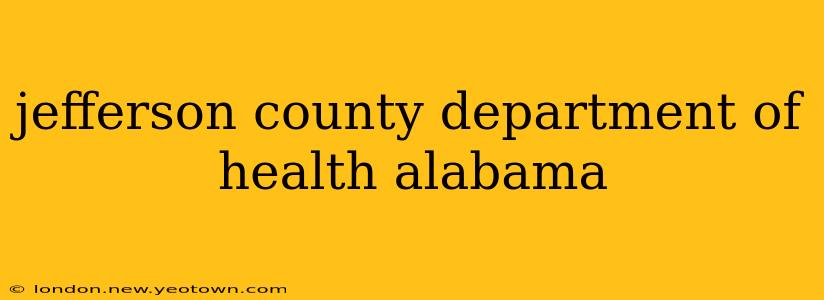 jefferson county department of health alabama