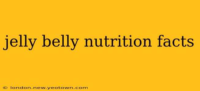 jelly belly nutrition facts