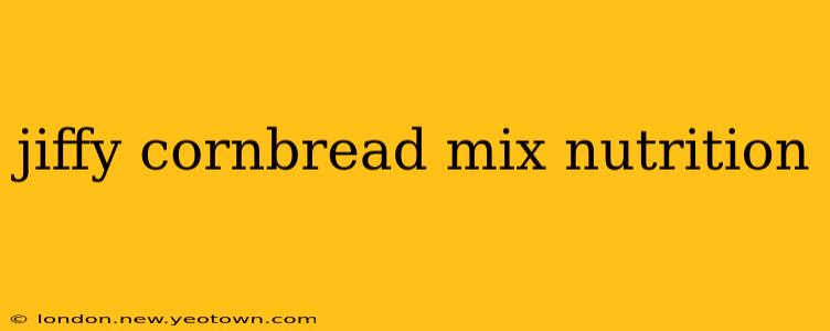 jiffy cornbread mix nutrition
