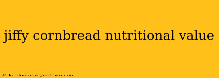 jiffy cornbread nutritional value