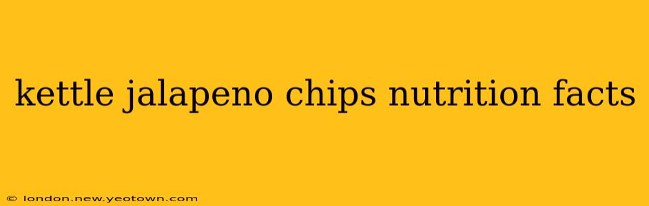 kettle jalapeno chips nutrition facts