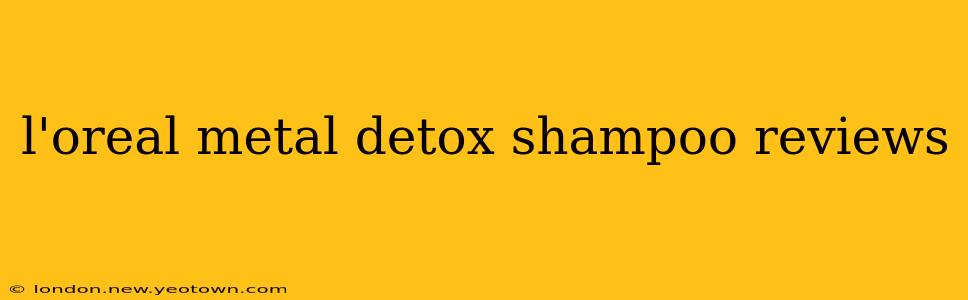 l'oreal metal detox shampoo reviews