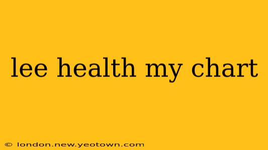 lee health my chart
