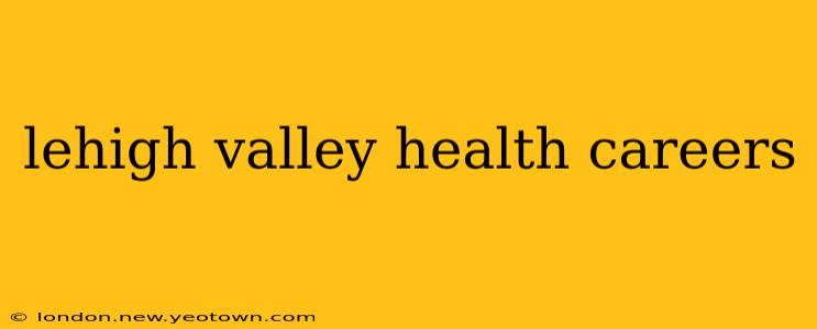 lehigh valley health careers