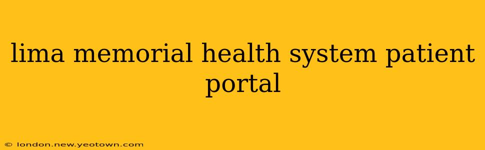 lima memorial health system patient portal