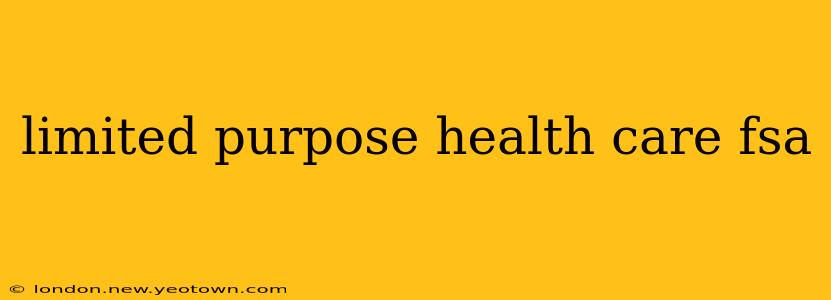 limited purpose health care fsa