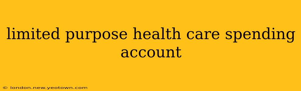 limited purpose health care spending account