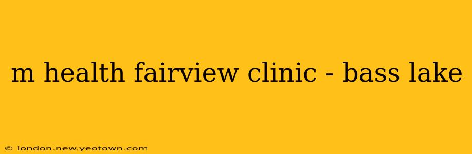 m health fairview clinic - bass lake