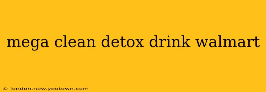 mega clean detox drink walmart