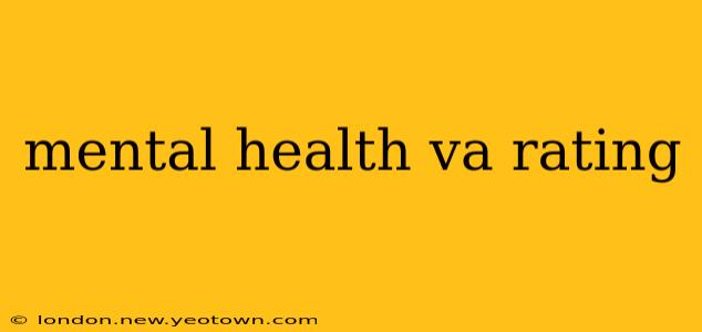mental health va rating